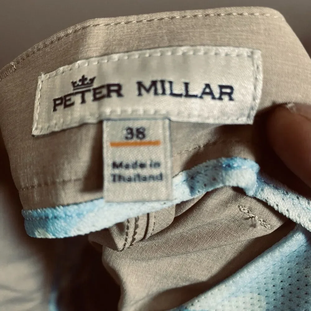 Peter Millar Shorts Men 38 Crown Sport Shackleford Performance Hybrid Golf